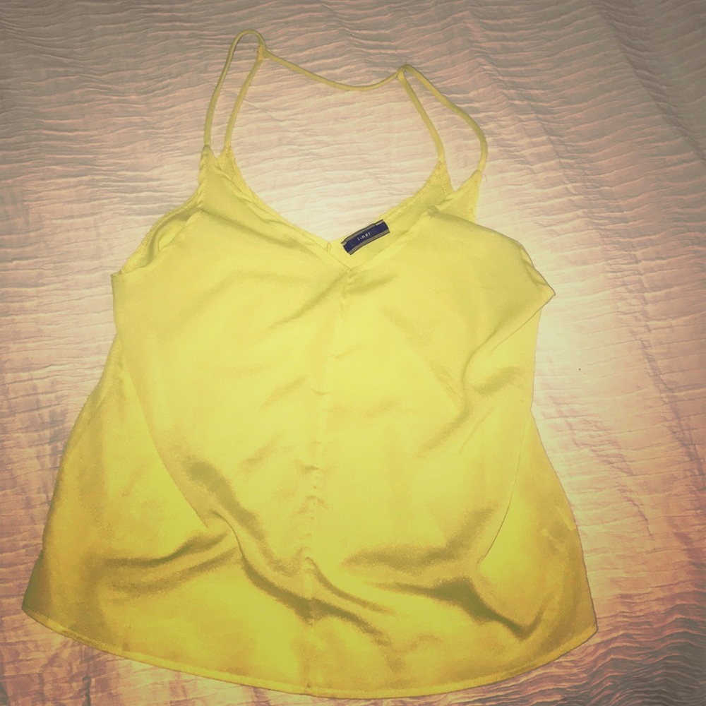 Neon yellow tank top